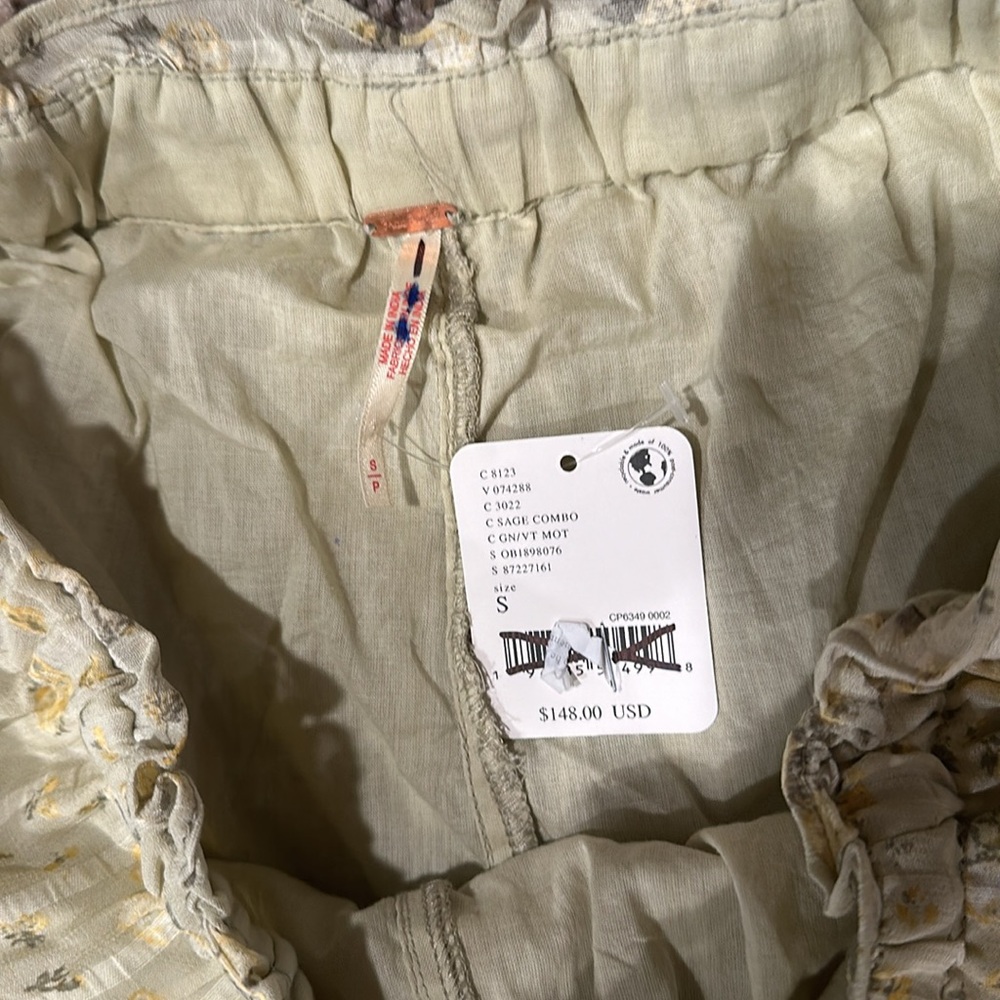 Free People Emmaline Tiered Wide Leg Pull On Pant Size XS Small & Large - Picture 7 of 7